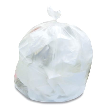 Coastwide Professional 16 gal Trash Bags, 24 in x 33 in, Light-Duty, 8 microns, Natural, 1000 PK CW19243/Z4833LN
